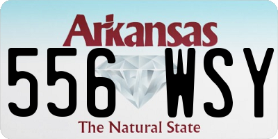AR license plate 556WSY
