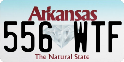 AR license plate 556WTF