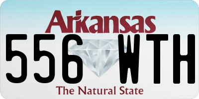 AR license plate 556WTH