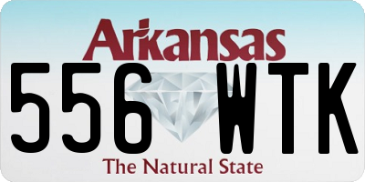 AR license plate 556WTK