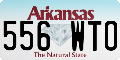 AR license plate 556WTO