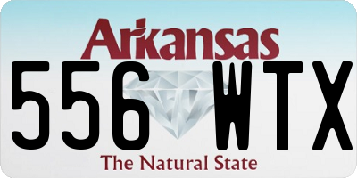 AR license plate 556WTX