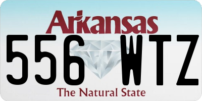 AR license plate 556WTZ