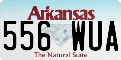 AR license plate 556WUA