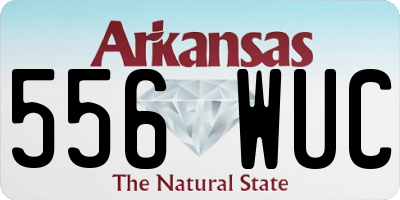 AR license plate 556WUC