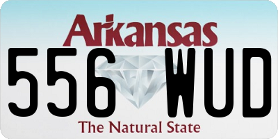 AR license plate 556WUD