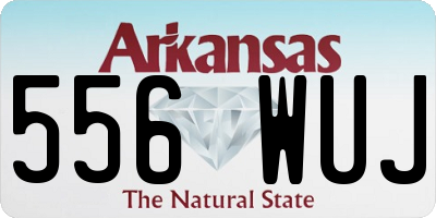 AR license plate 556WUJ