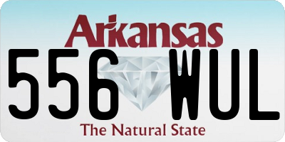 AR license plate 556WUL