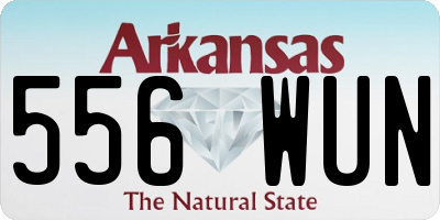 AR license plate 556WUN