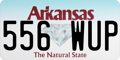AR license plate 556WUP