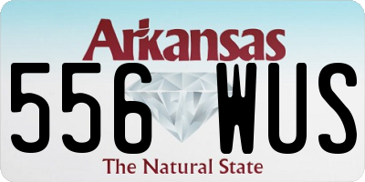 AR license plate 556WUS