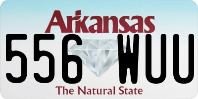 AR license plate 556WUU