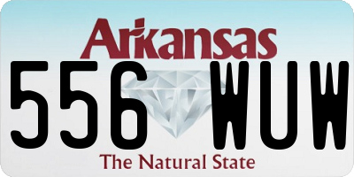 AR license plate 556WUW