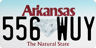 AR license plate 556WUY