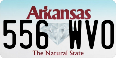 AR license plate 556WVO