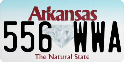 AR license plate 556WWA