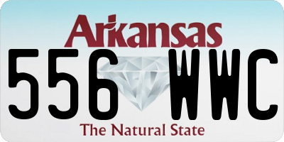 AR license plate 556WWC