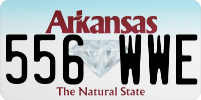 AR license plate 556WWE