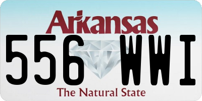 AR license plate 556WWI