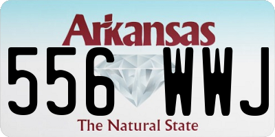 AR license plate 556WWJ