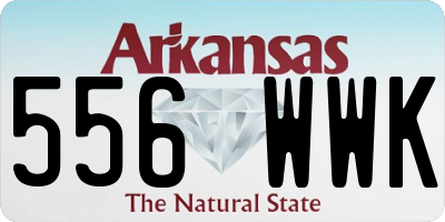 AR license plate 556WWK