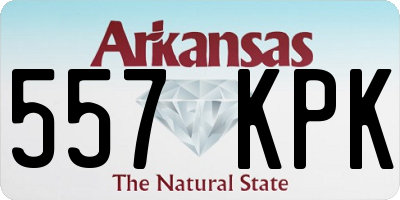 AR license plate 557KPK