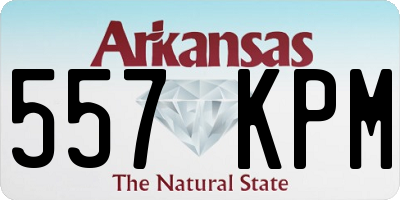 AR license plate 557KPM