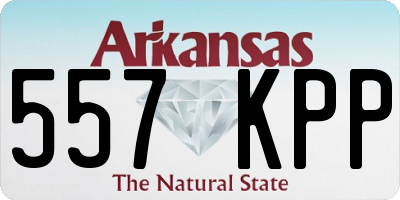 AR license plate 557KPP