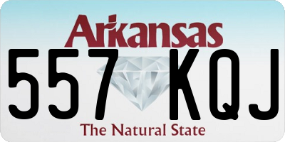 AR license plate 557KQJ