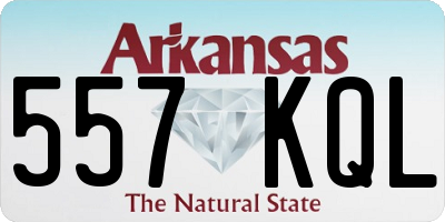 AR license plate 557KQL