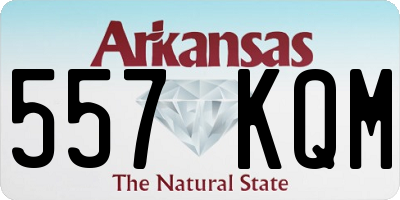 AR license plate 557KQM