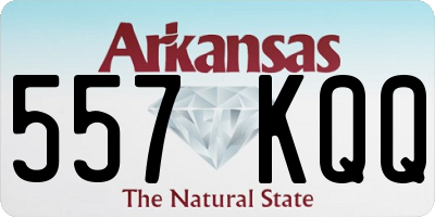 AR license plate 557KQQ