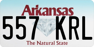 AR license plate 557KRL