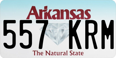 AR license plate 557KRM