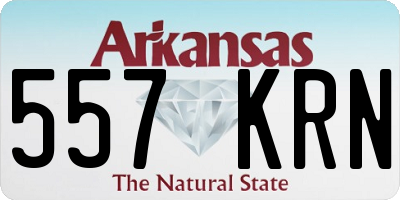 AR license plate 557KRN