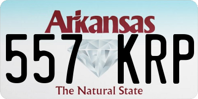 AR license plate 557KRP