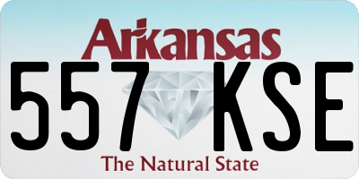 AR license plate 557KSE
