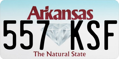AR license plate 557KSF