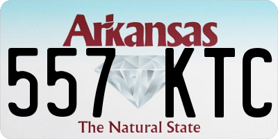 AR license plate 557KTC