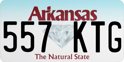 AR license plate 557KTG