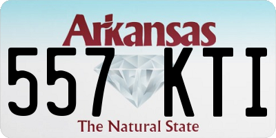 AR license plate 557KTI