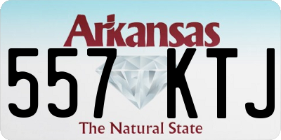 AR license plate 557KTJ