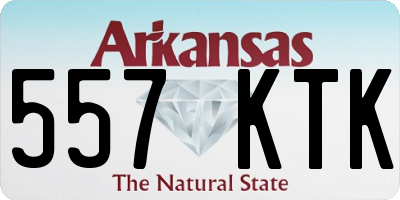 AR license plate 557KTK