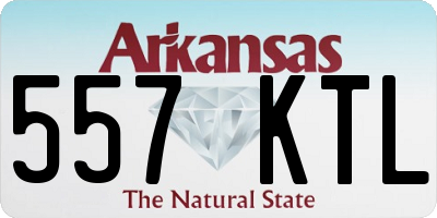AR license plate 557KTL