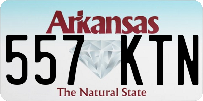 AR license plate 557KTN