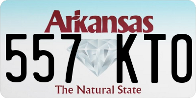 AR license plate 557KTO
