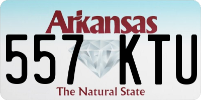 AR license plate 557KTU