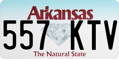 AR license plate 557KTV
