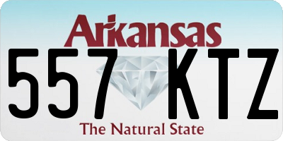 AR license plate 557KTZ
