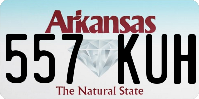 AR license plate 557KUH